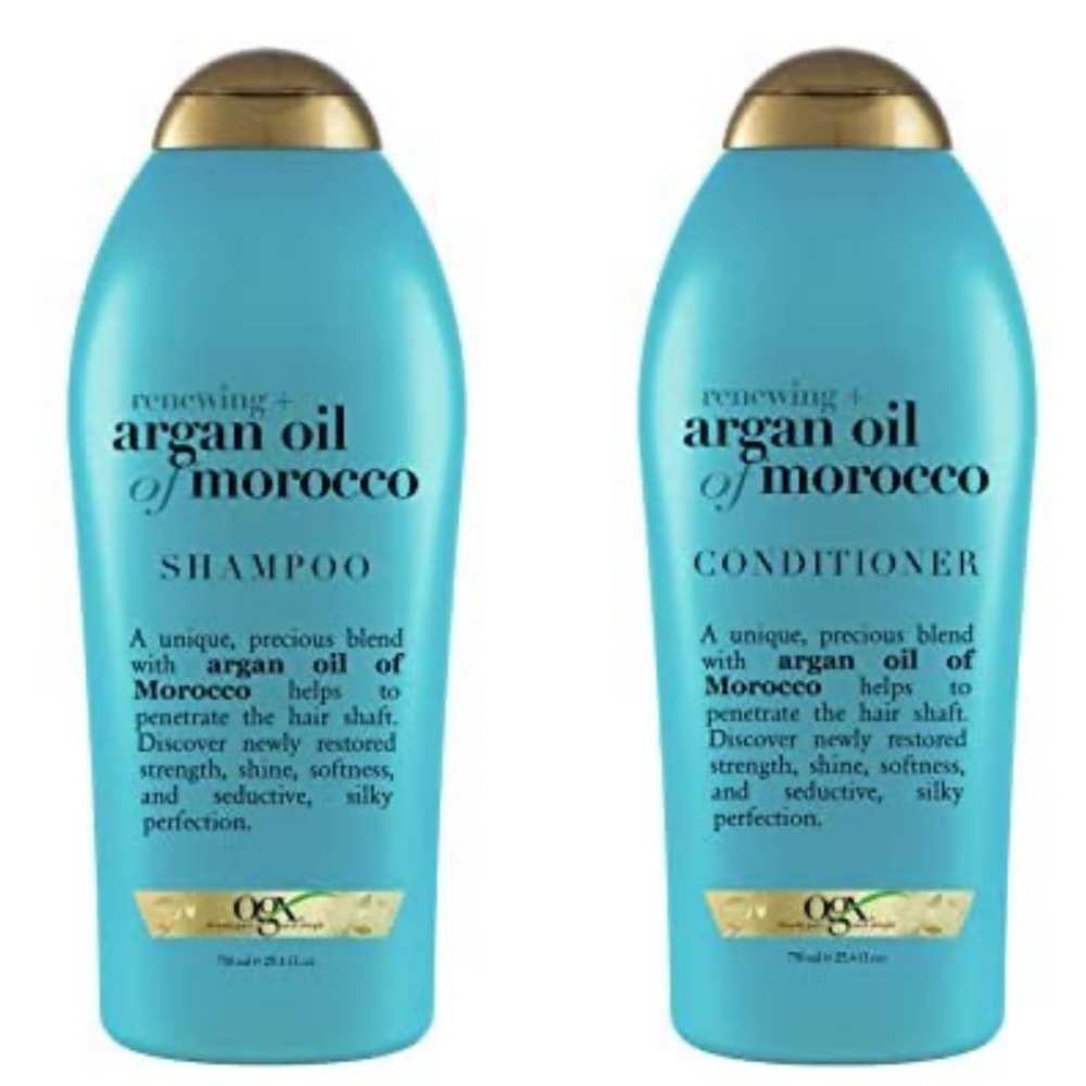 OGX Renewing + Argan Oil of Morocco Shampoo &
Conditioner set